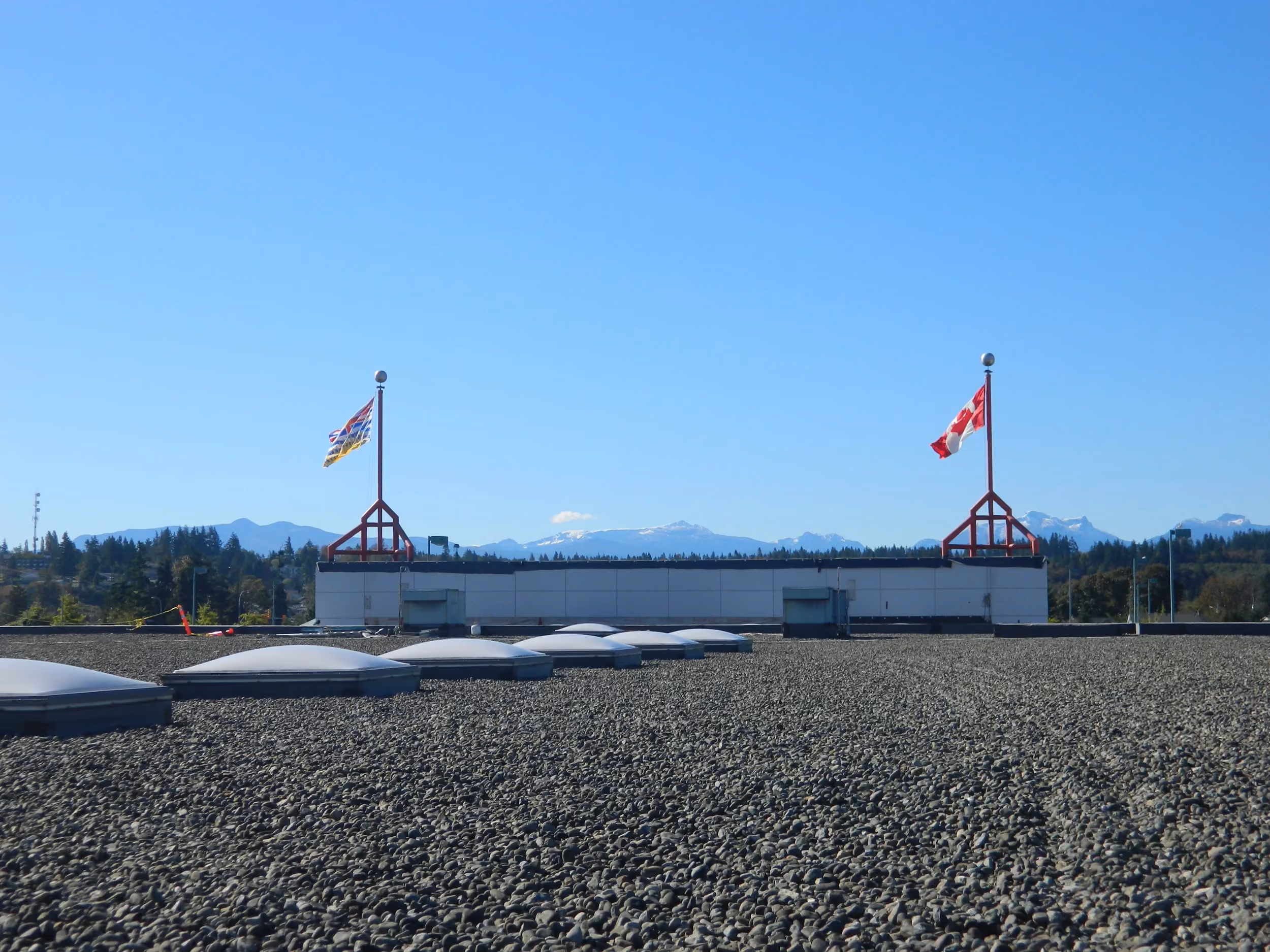 Roofing and sheet metal for the Real Canadian Superstore in Campbell River.