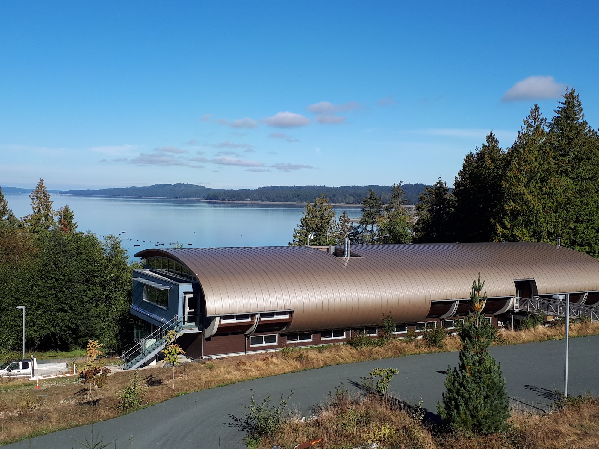 VIU Shellfish Research Centre — completed roof by Nelson Roofing (photo 5)