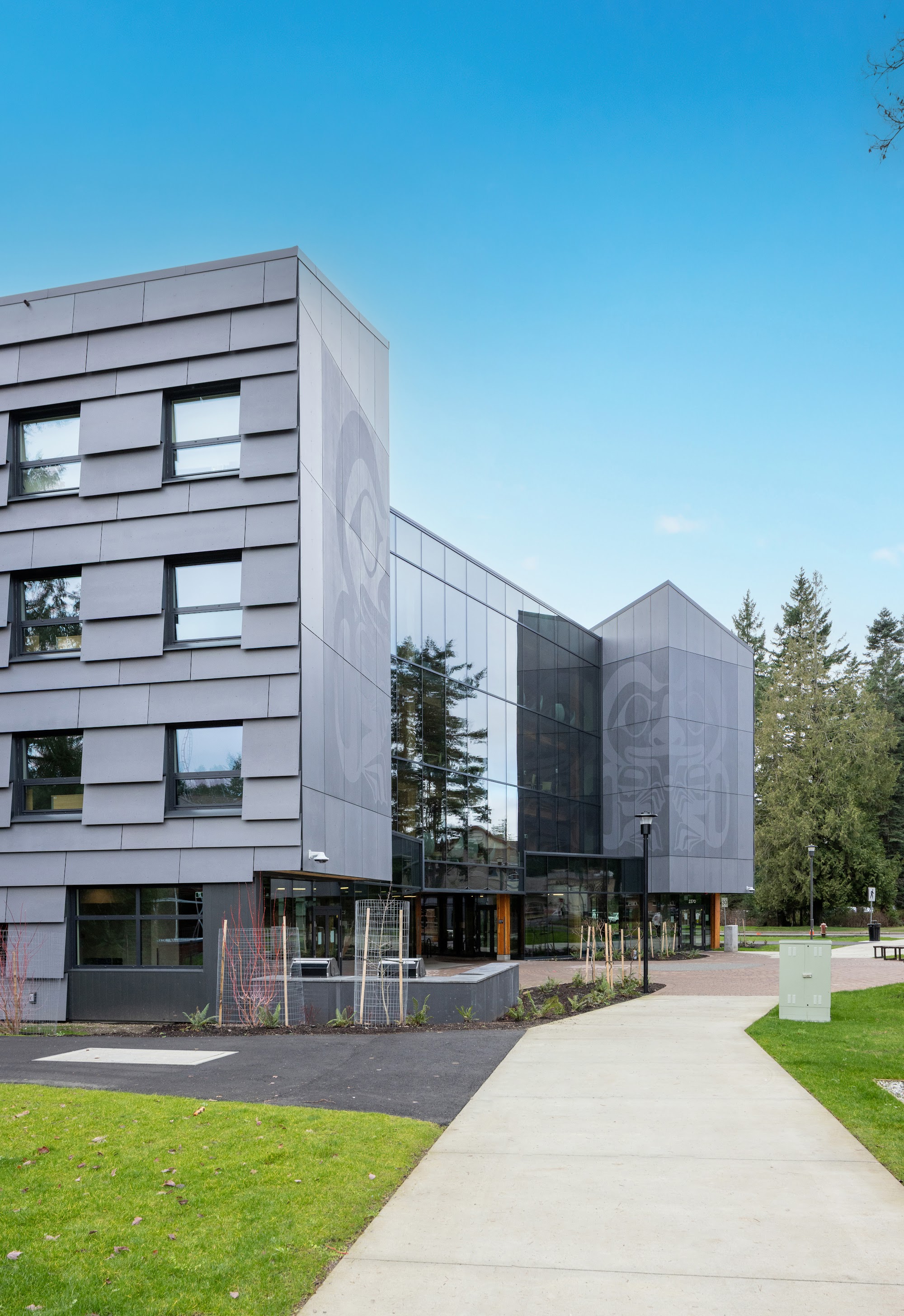 North Island College Student Housing — completed sheet-metal cladding by Nelson Roofing (photo 2)