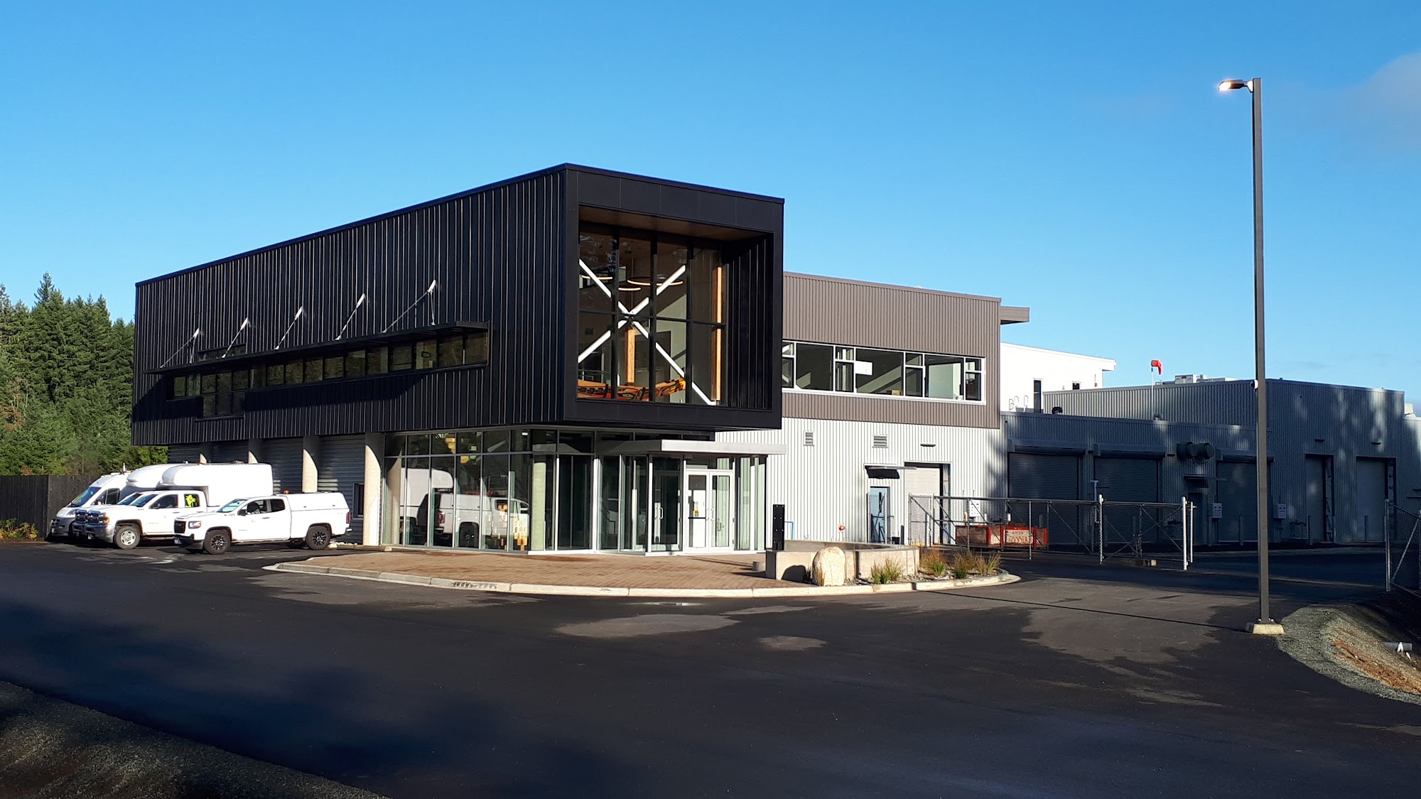 Comox Valley Regional District Water Treatment — completed roof by Nelson Roofing (photo 2)