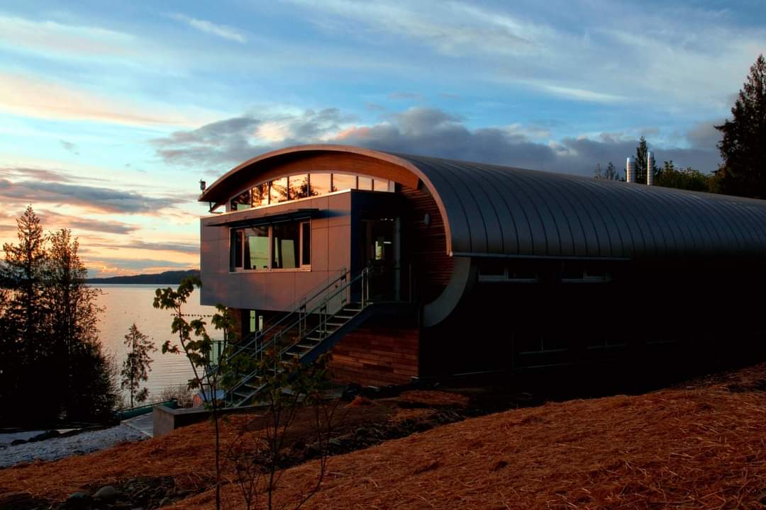 VIU Shellfish Research Centre — roof installation in progress by Nelson Roofing (photo 1)