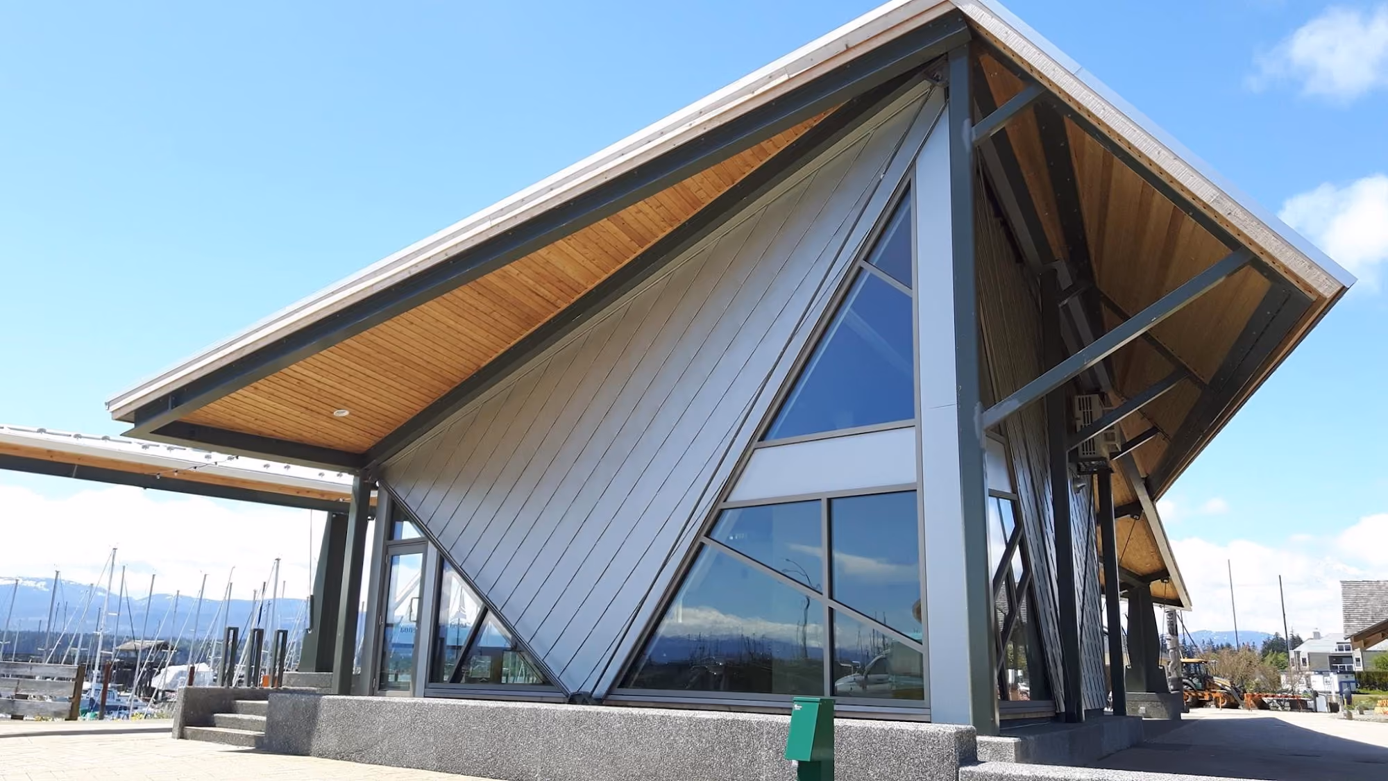 Comox Marina Park — roofing and sheet metal by Nelson Roofing & Sheet Metal Ltd.