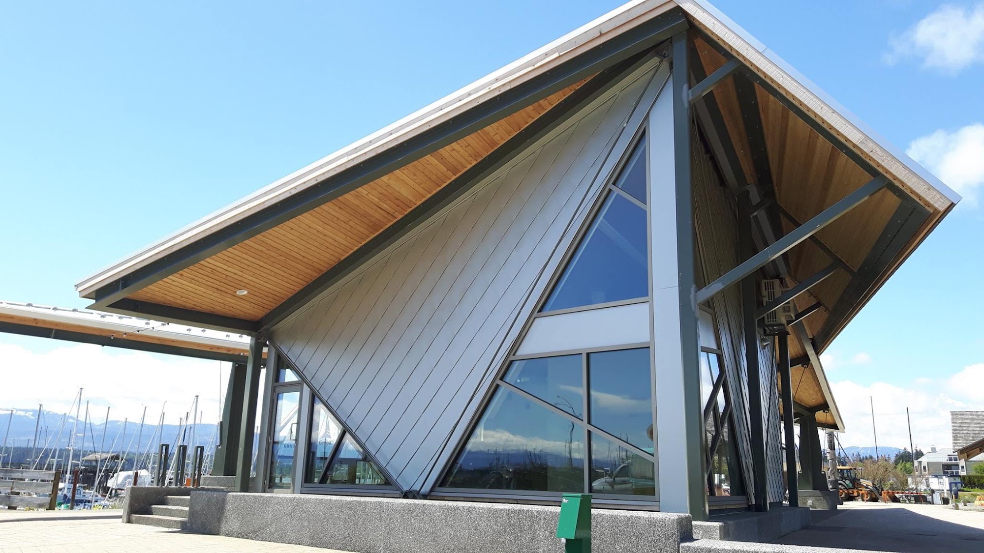 Comox Marina Park — roofing and sheet metal by Nelson Roofing & Sheet Metal Ltd.