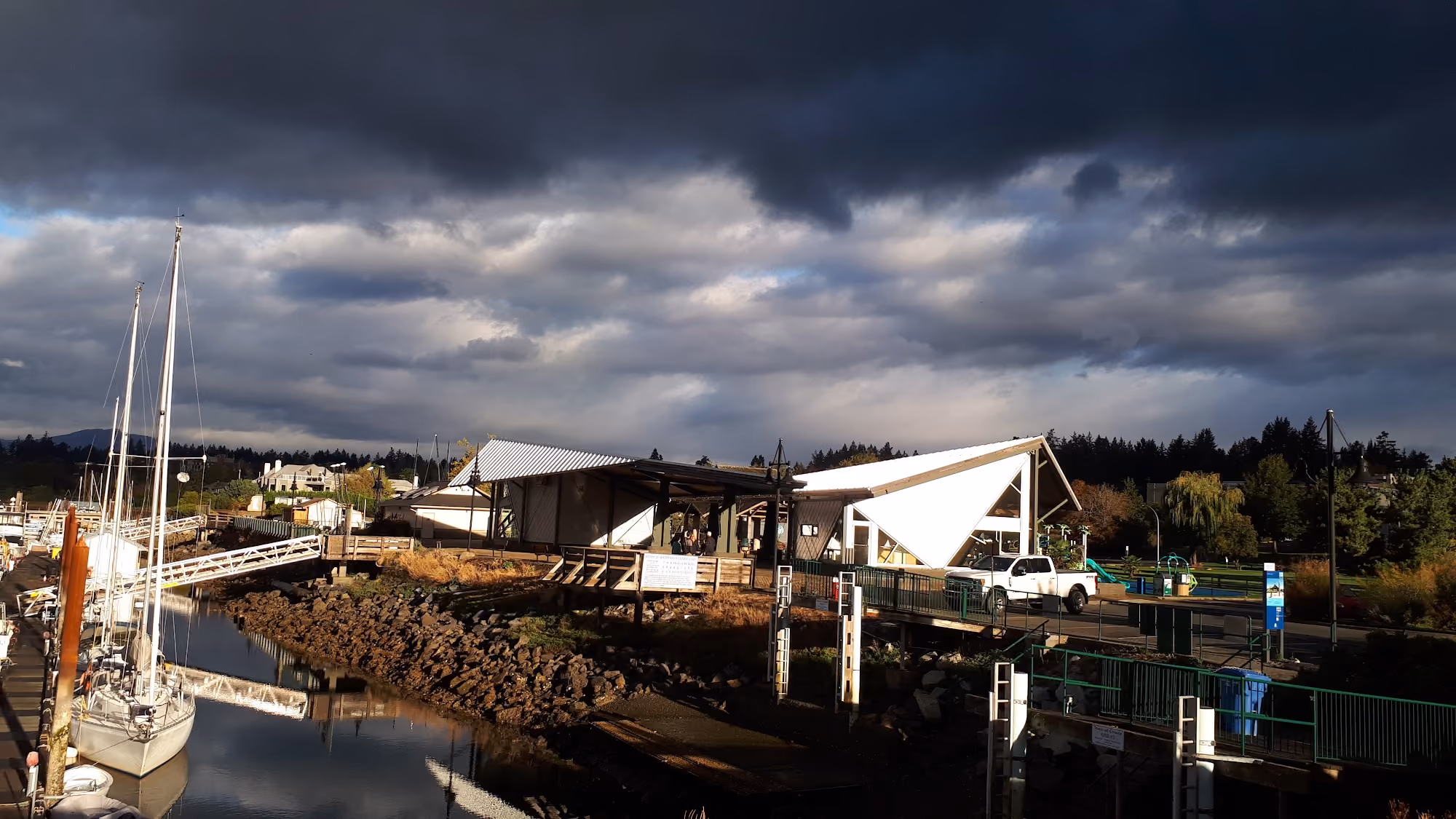 Comox Marina Park — completed roof by Nelson Roofing (photo 9)