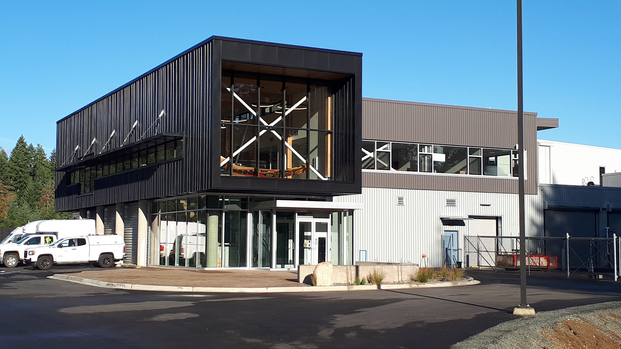 Comox Valley Regional District Water Treatment — completed roof by Nelson Roofing (photo 1)