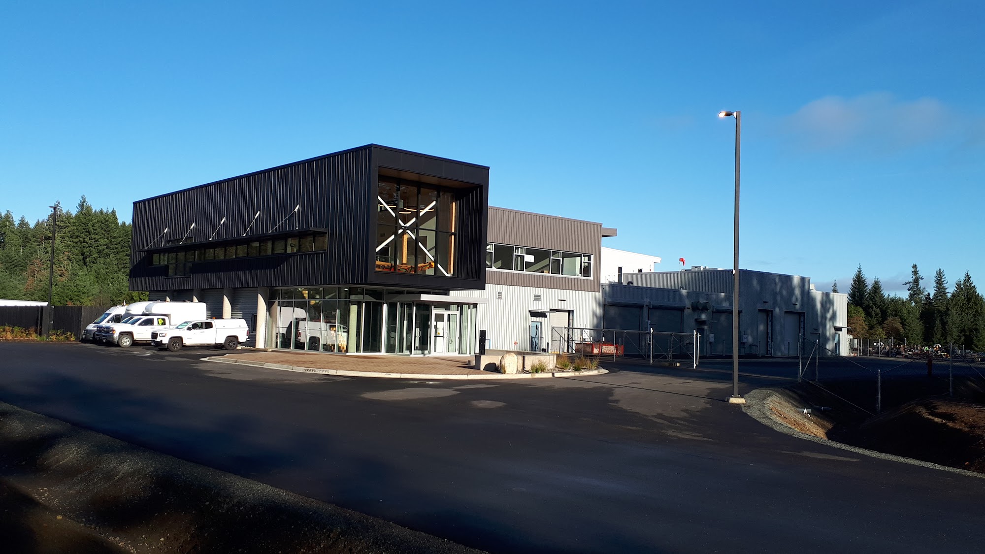 Comox Valley Regional District Water Treatment — roofing and sheet metal by Nelson Roofing & Sheet Metal Ltd.