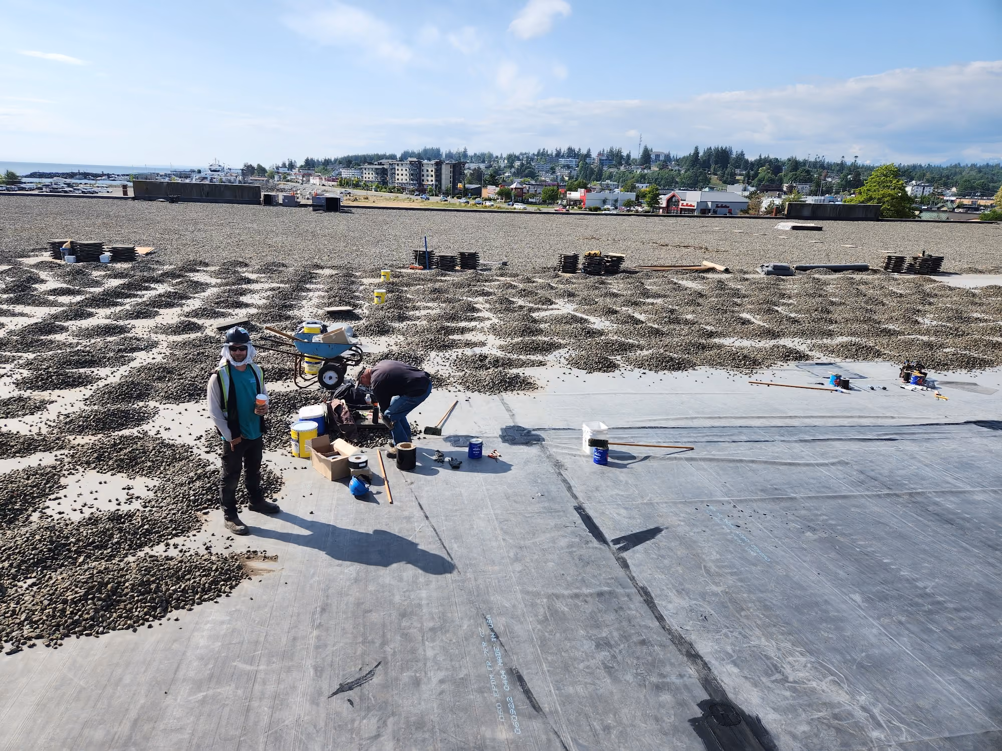 The real tradeoffs between flat and pitched roofs for commercial buildings on Vancouver Island.