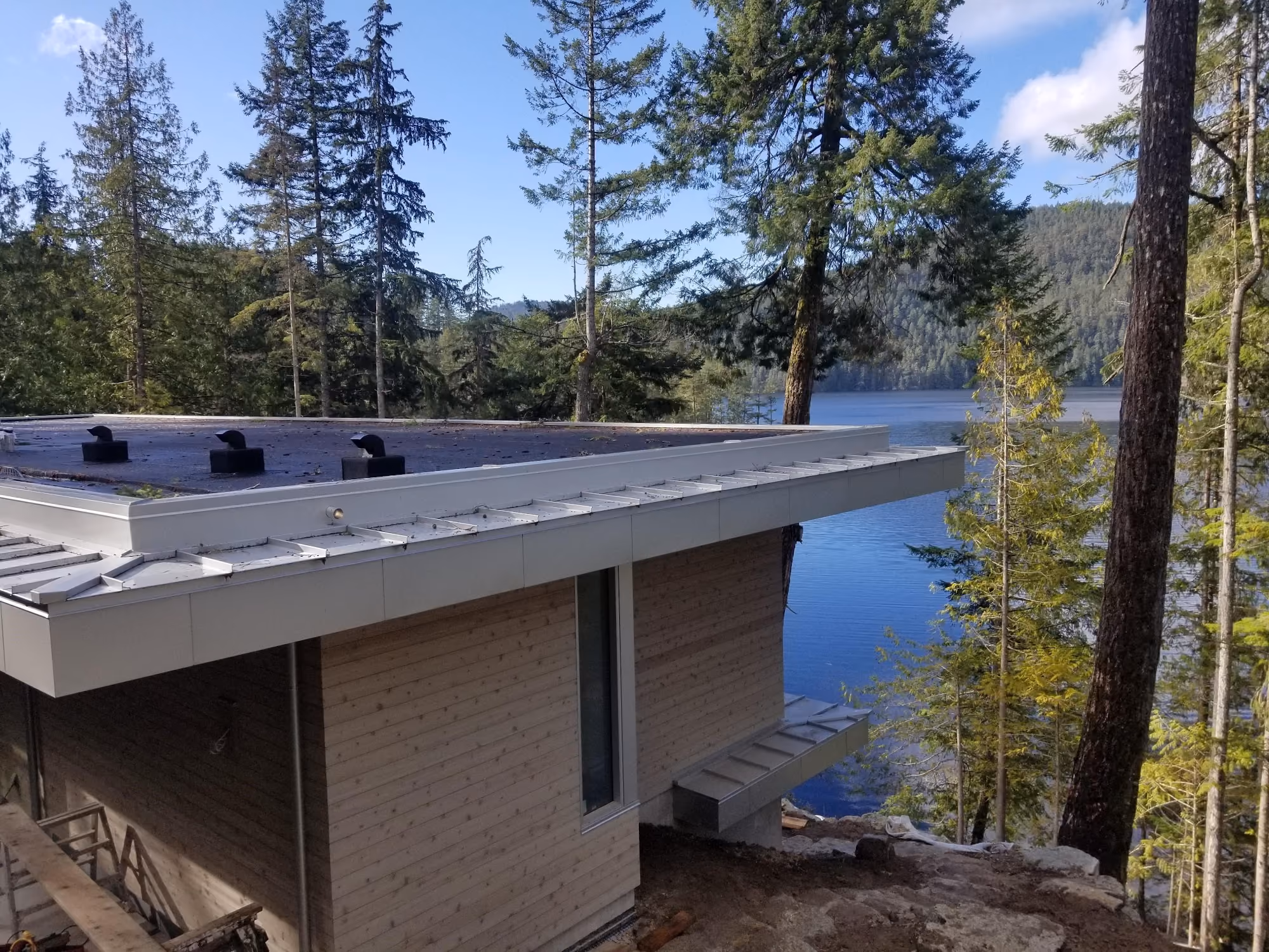 Sechelt Residence — roofing and sheet metal by Nelson Roofing & Sheet Metal Ltd.