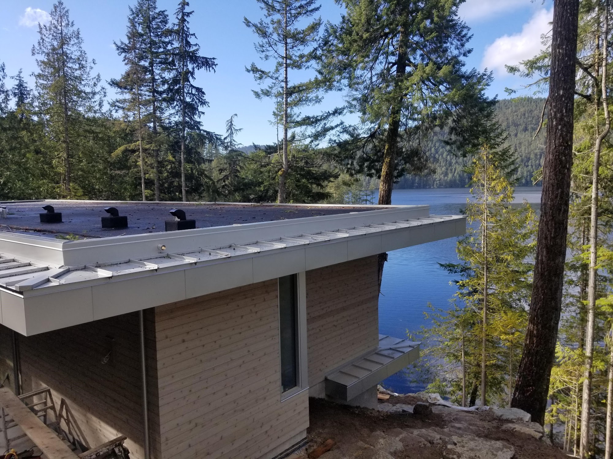 Sechelt Residence — roofing and sheet metal by Nelson Roofing & Sheet Metal Ltd.
