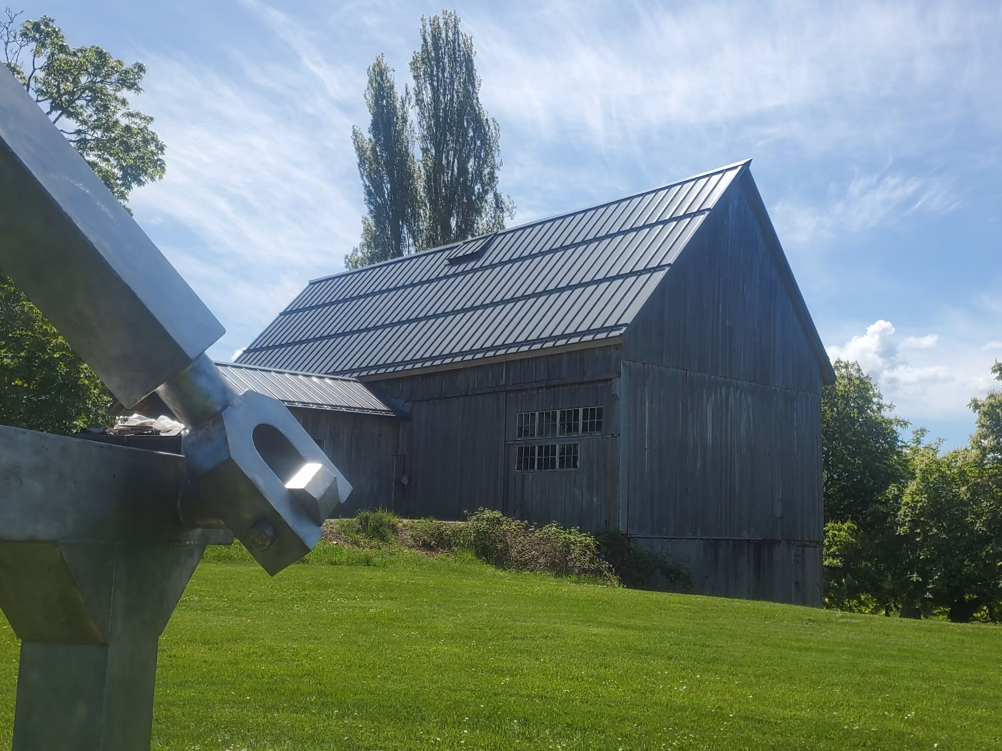 Jeffrey Rubinoff Sculpture Park — completed roof by Nelson Roofing (photo 10)
