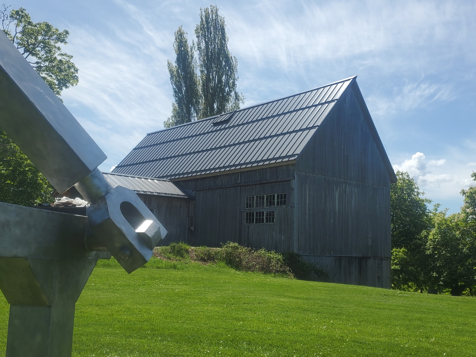 Jeffrey Rubinoff Sculpture Park — completed roof by Nelson Roofing (photo 10)