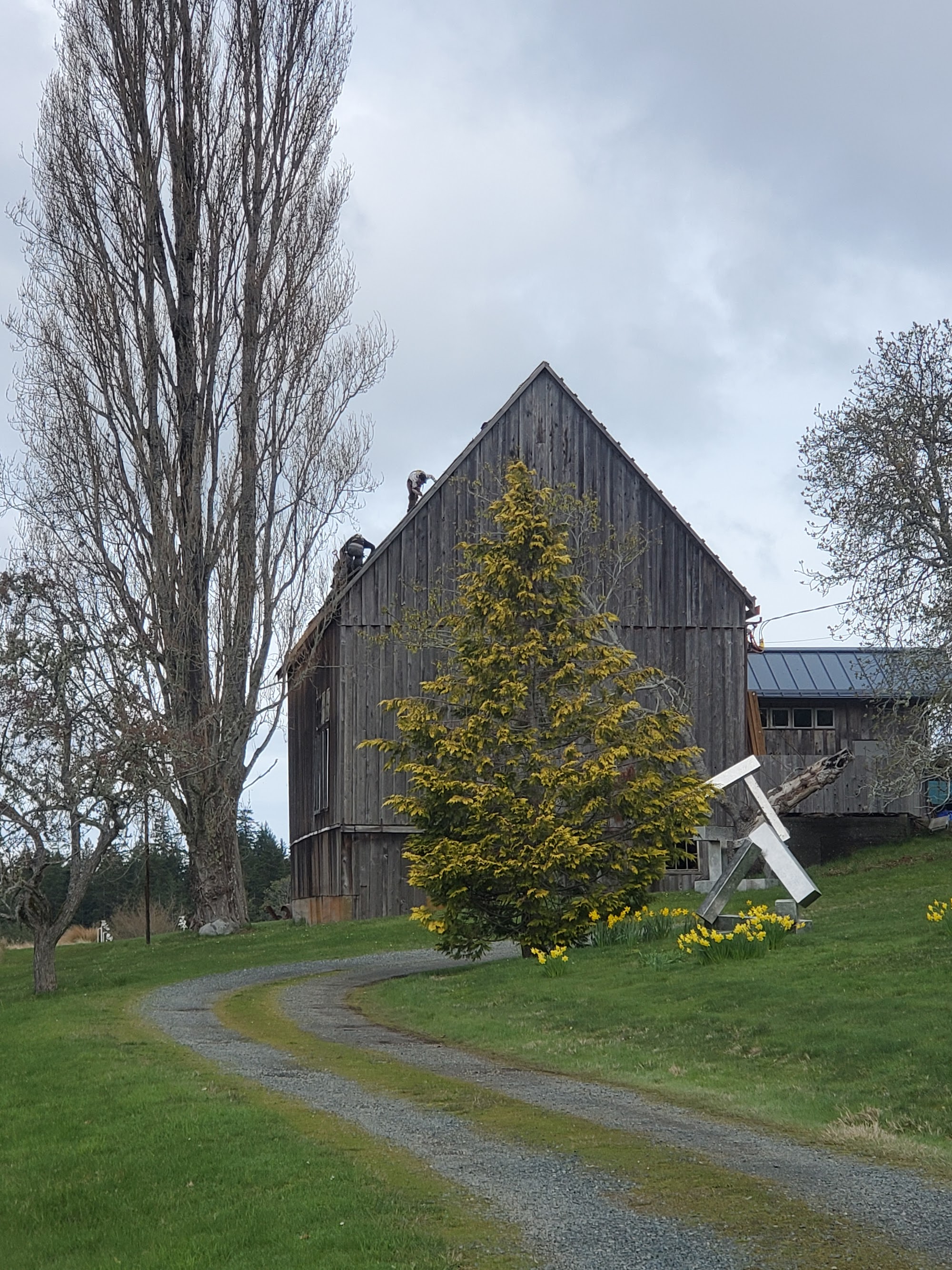 Jeffrey Rubinoff Sculpture Park — completed roof by Nelson Roofing (photo 2)