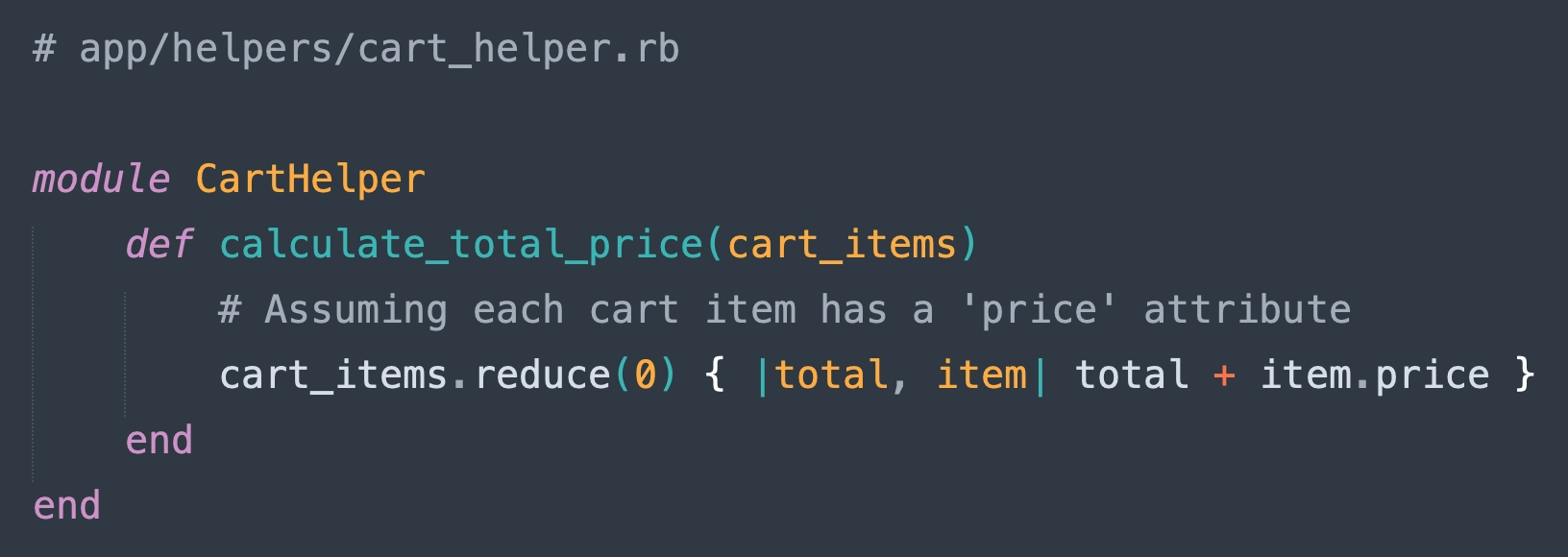 Example of a Pure Function in Ruby