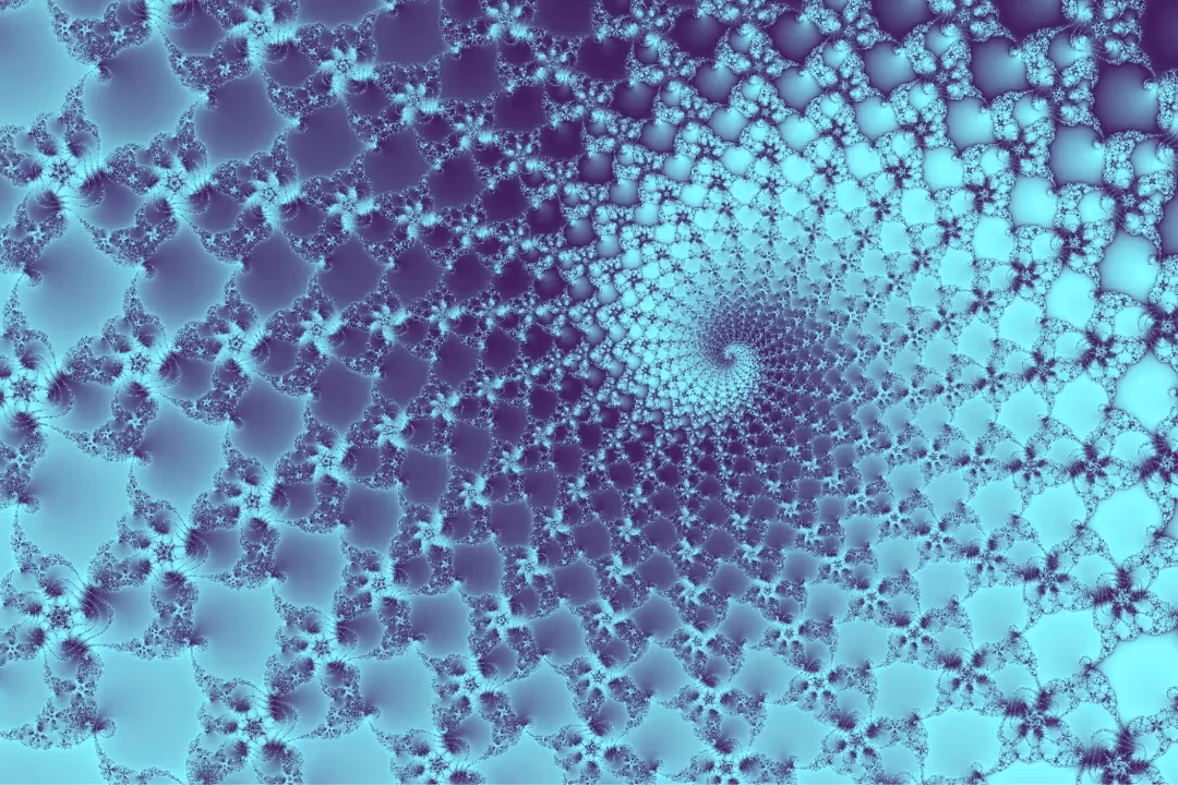 abstract image of a spiral-shaped fractal
