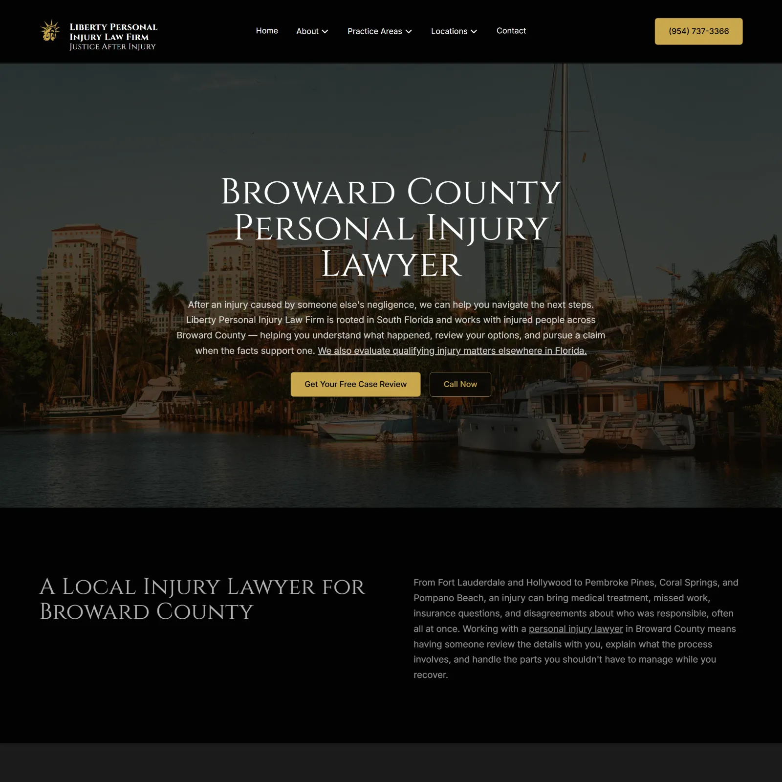 image of Liberty website Broward County