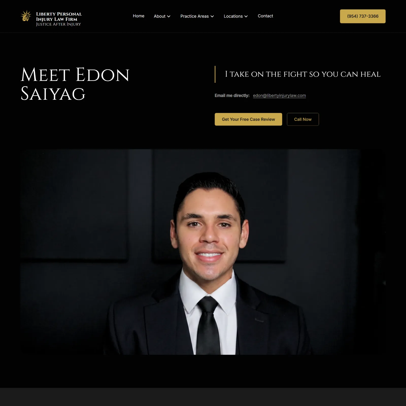 image of Liberty website About Edon