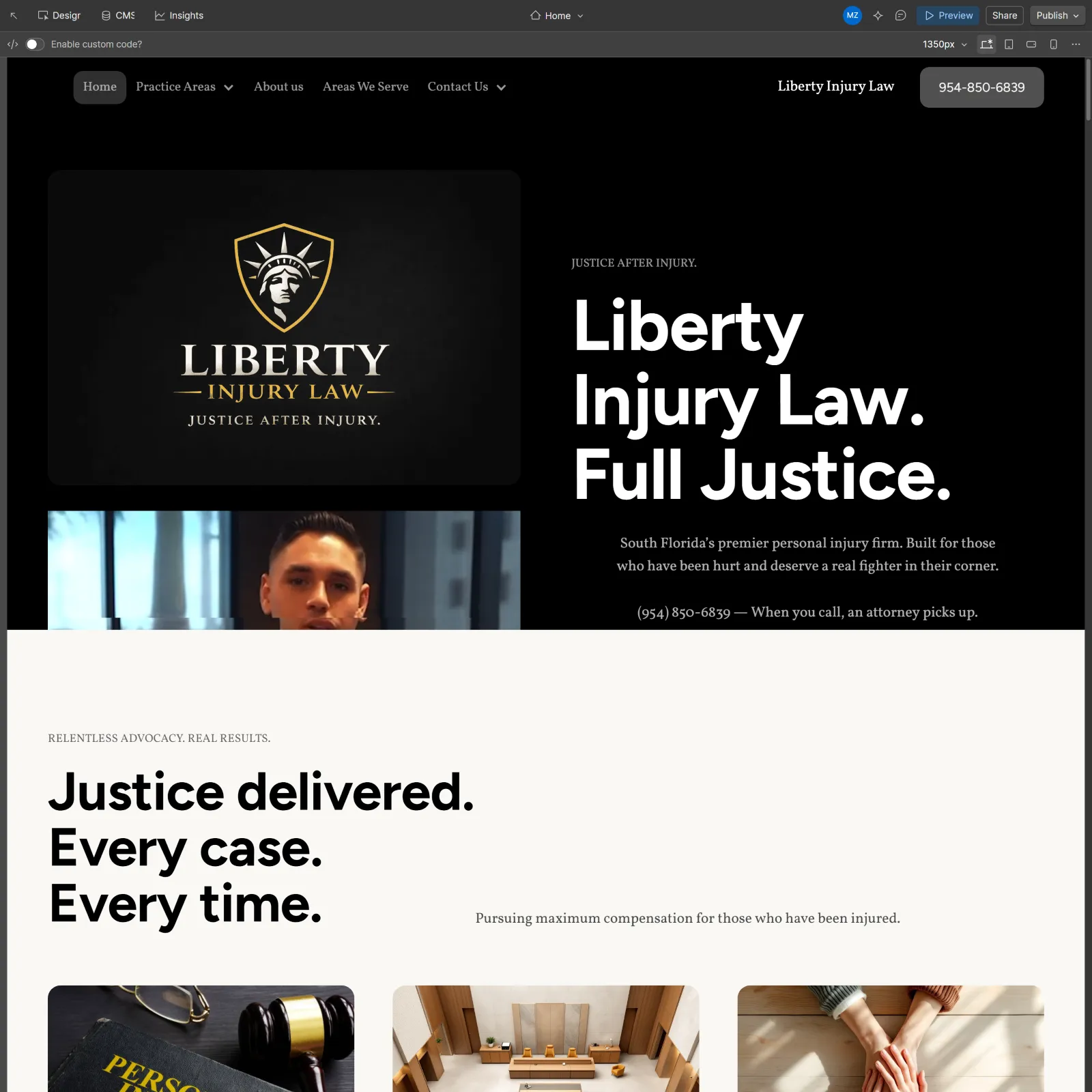 image of Original Liberty website