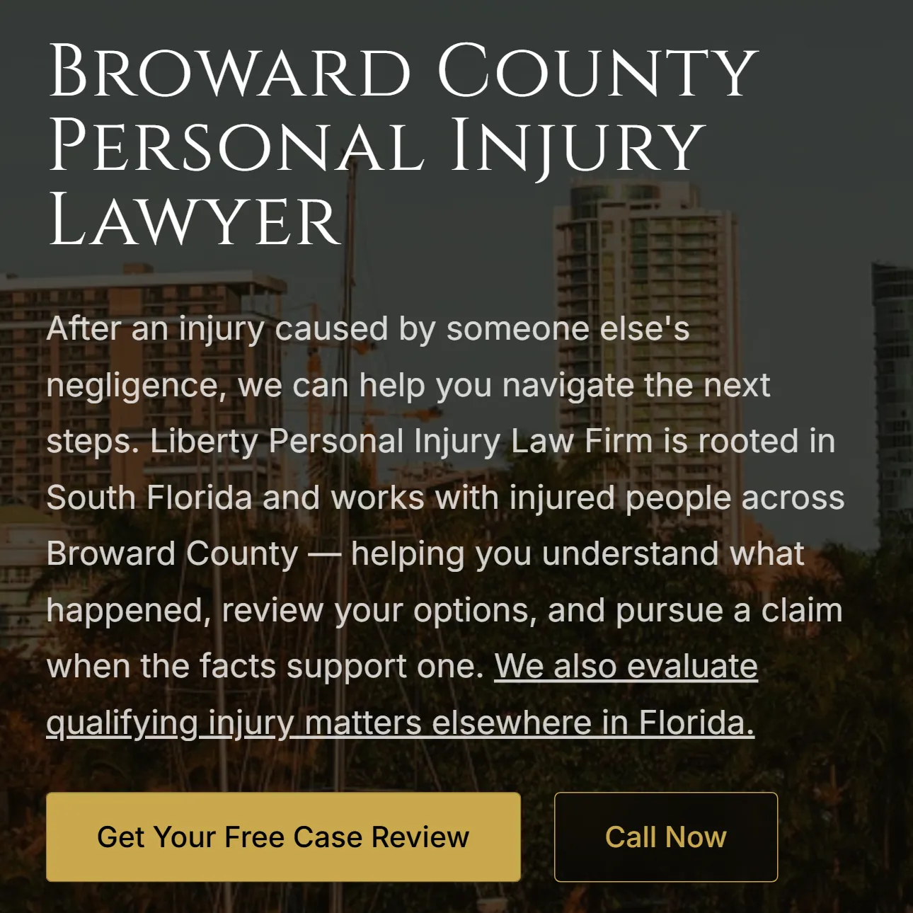 image of Liberty website Broward County Mobile