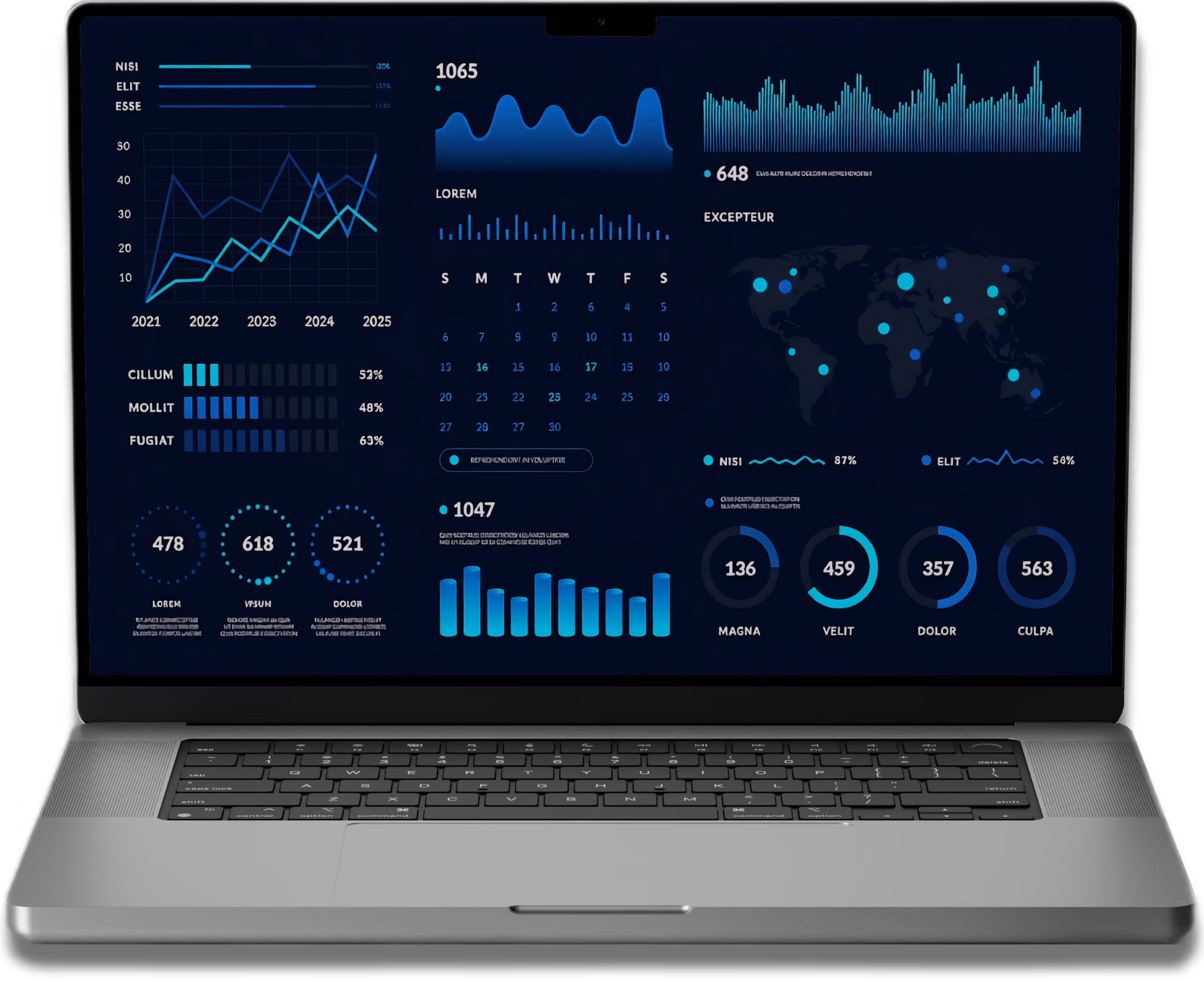 image of the Nexus Analytics MacBook