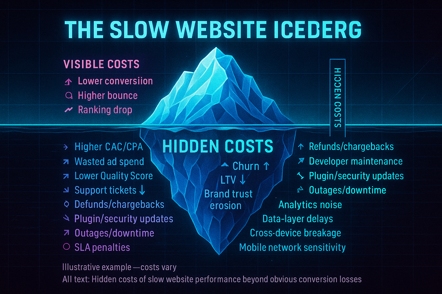 image of Hidden costs of slow website performance beyond obvious conversion losses