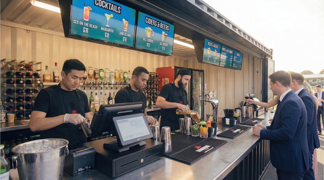 boxbar people serving drinks