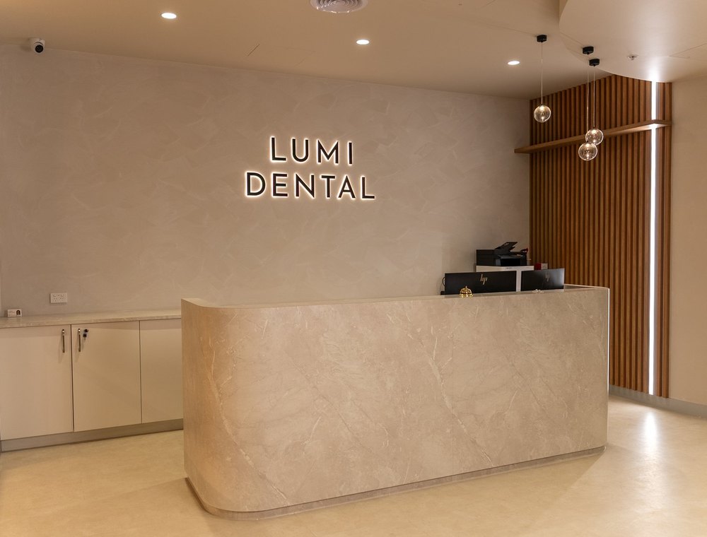Lumi Dental reception at Melrose Central