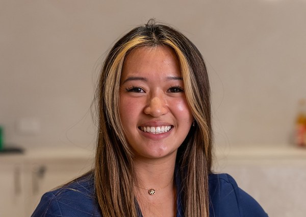 Sabrina Tran, oral health therapist at Lumi Dental in Melrose Park, who cleans teeth after braces and supports whitening maintenance