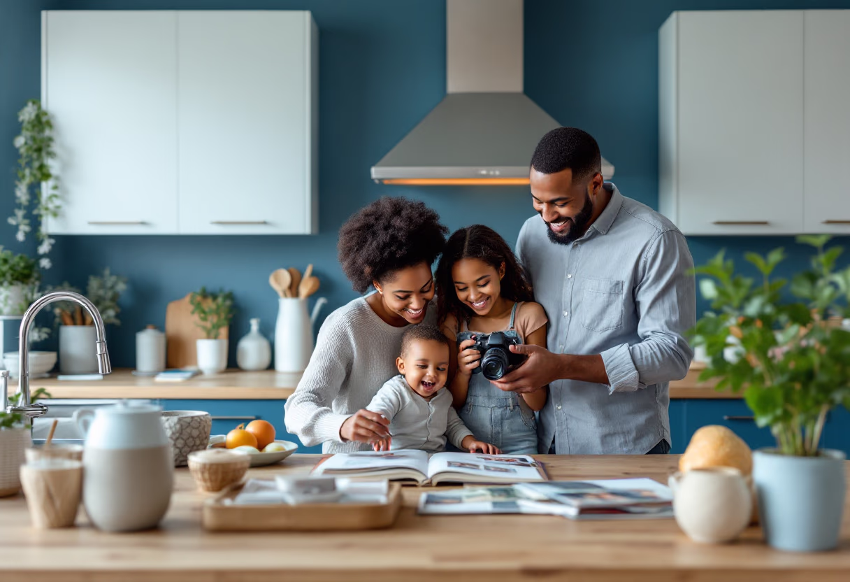 family capturing insurance memories