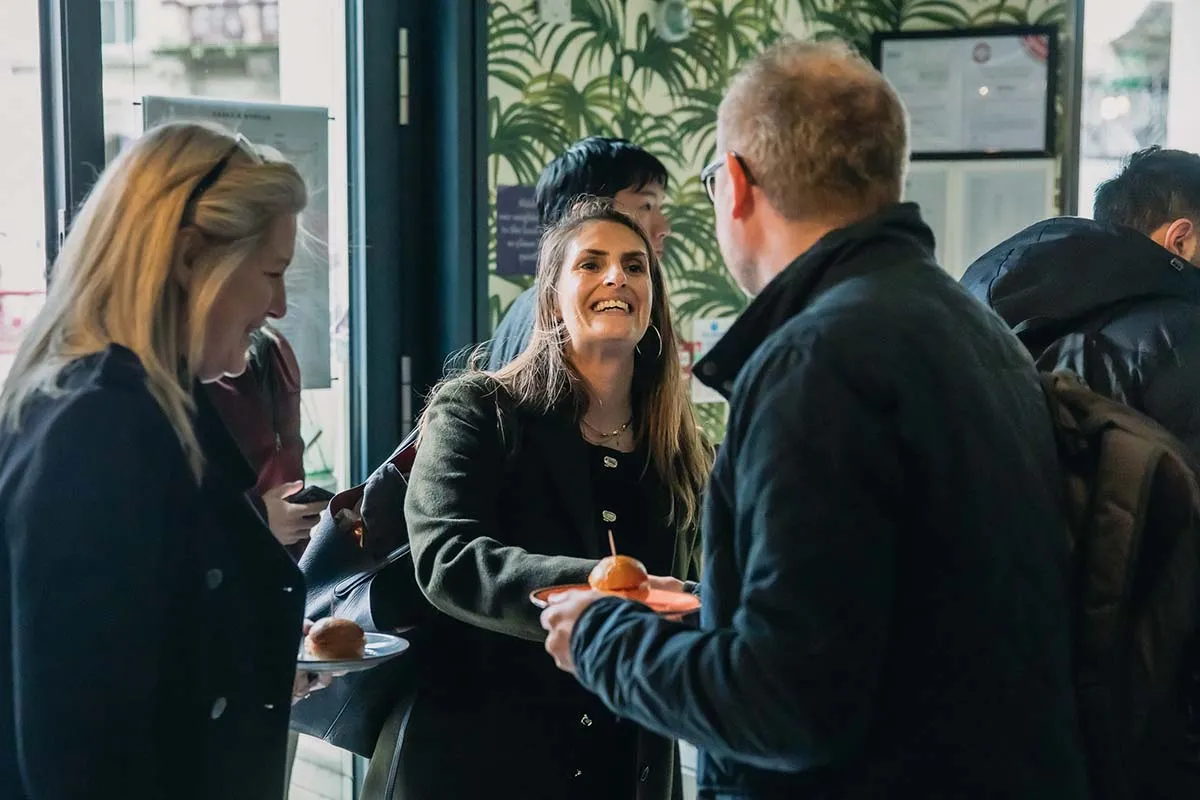 Delegates networking at the DTC Live Connect LDN conference in London