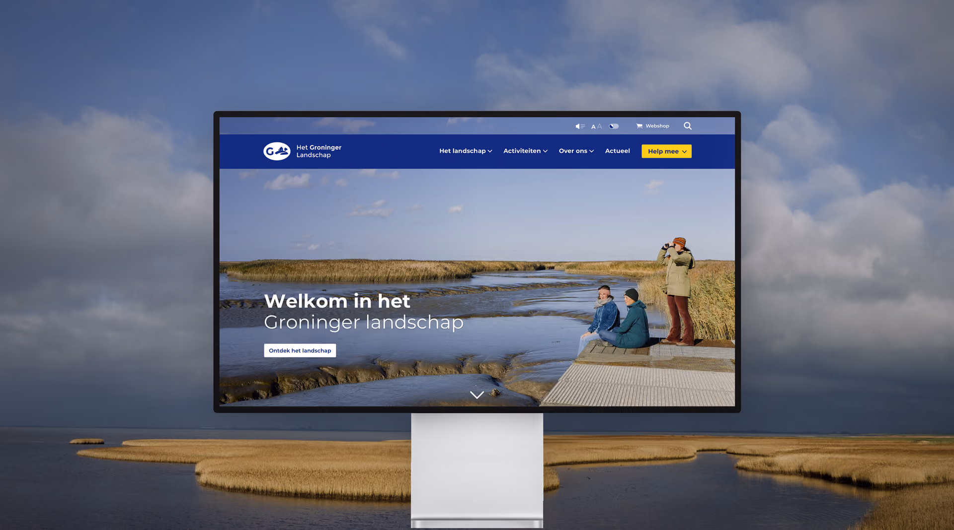 Het Groninger Landschap webdesign