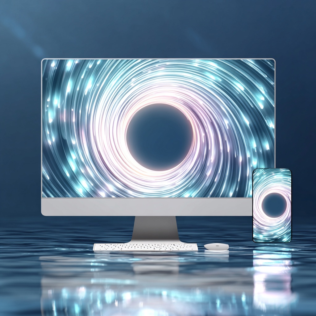 un écran de PC et de mobile illustrant la gamme de services complète