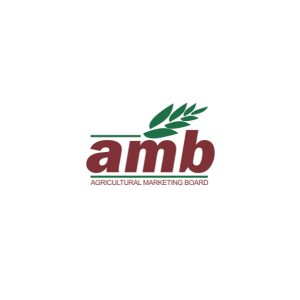 Agricultural Marketing Board logo with green wheat above red lowercase letters 'amb'.