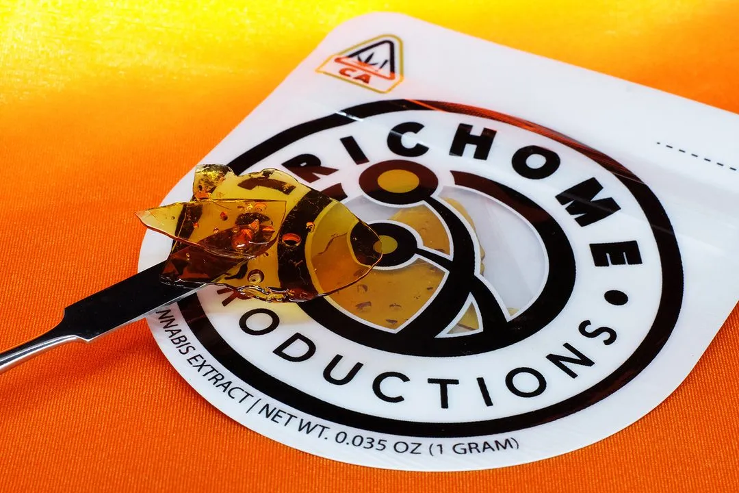 Trichome Productions shatter product
