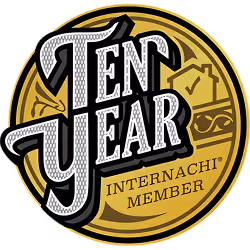 InterNACHI 10 Year Member badge