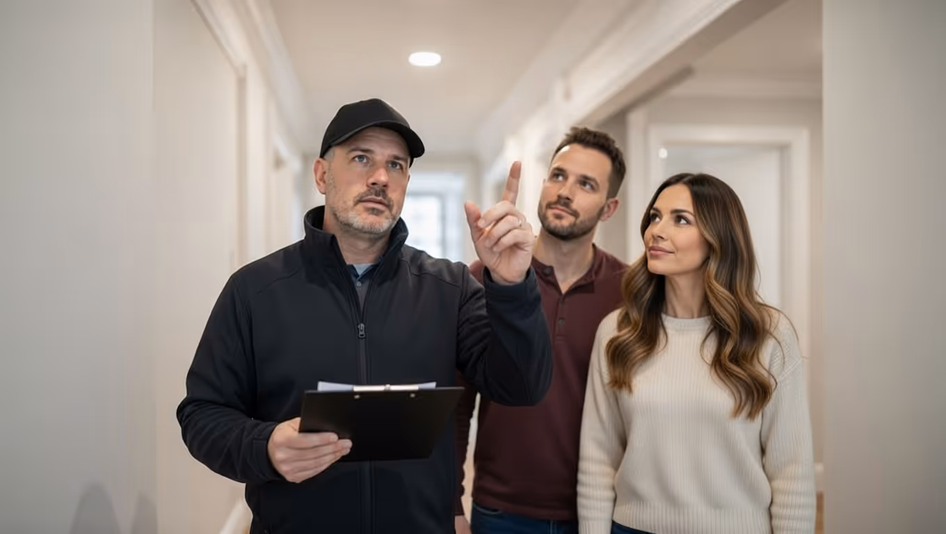 Walk and talk inspection service with home buyer