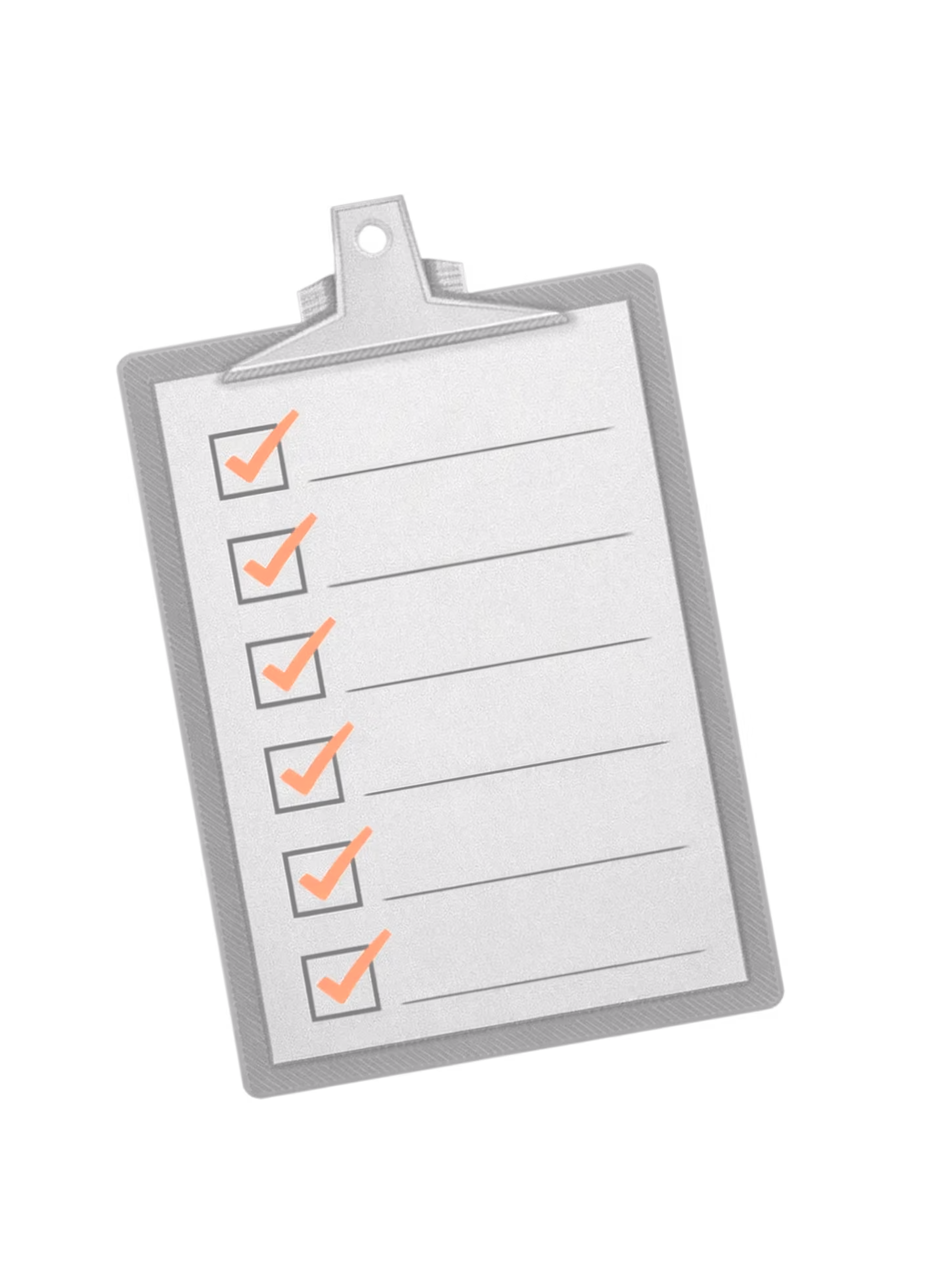 Home inspector clipboard brand sketch illustration