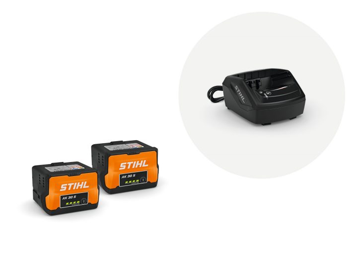 Stihl Starter Set mit 2x Akku AK 30 S und Ladegerät AL 101