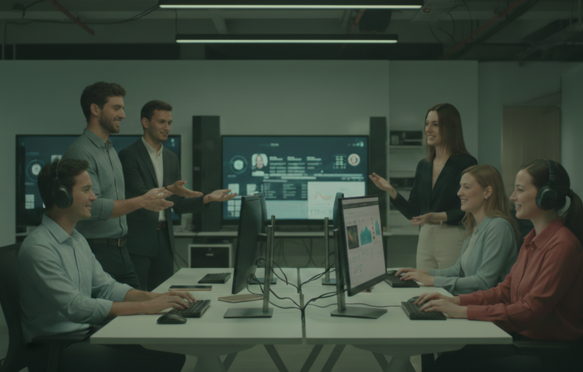 image of pharmacist consulting with a customer