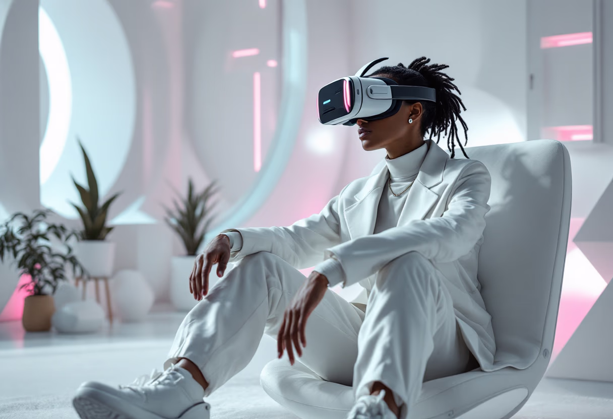 image of virtual reality gameplay