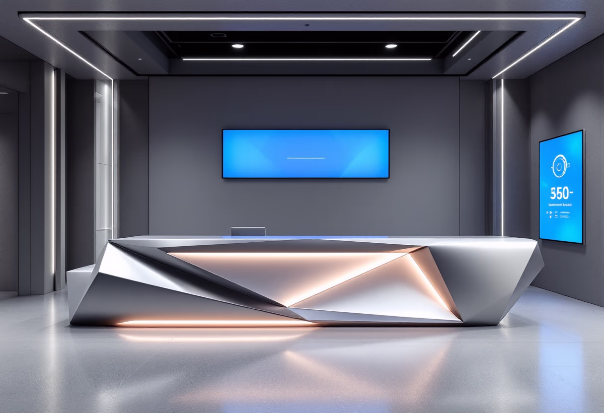 image of membership signup area (for a gym)