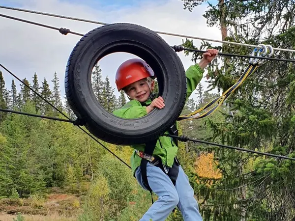  Klatreparken på Beito er for hele familien
