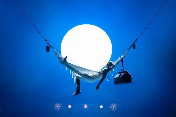 En scene fra Pippi på sirkus fra oppsettingen på Cirkus Stockholm