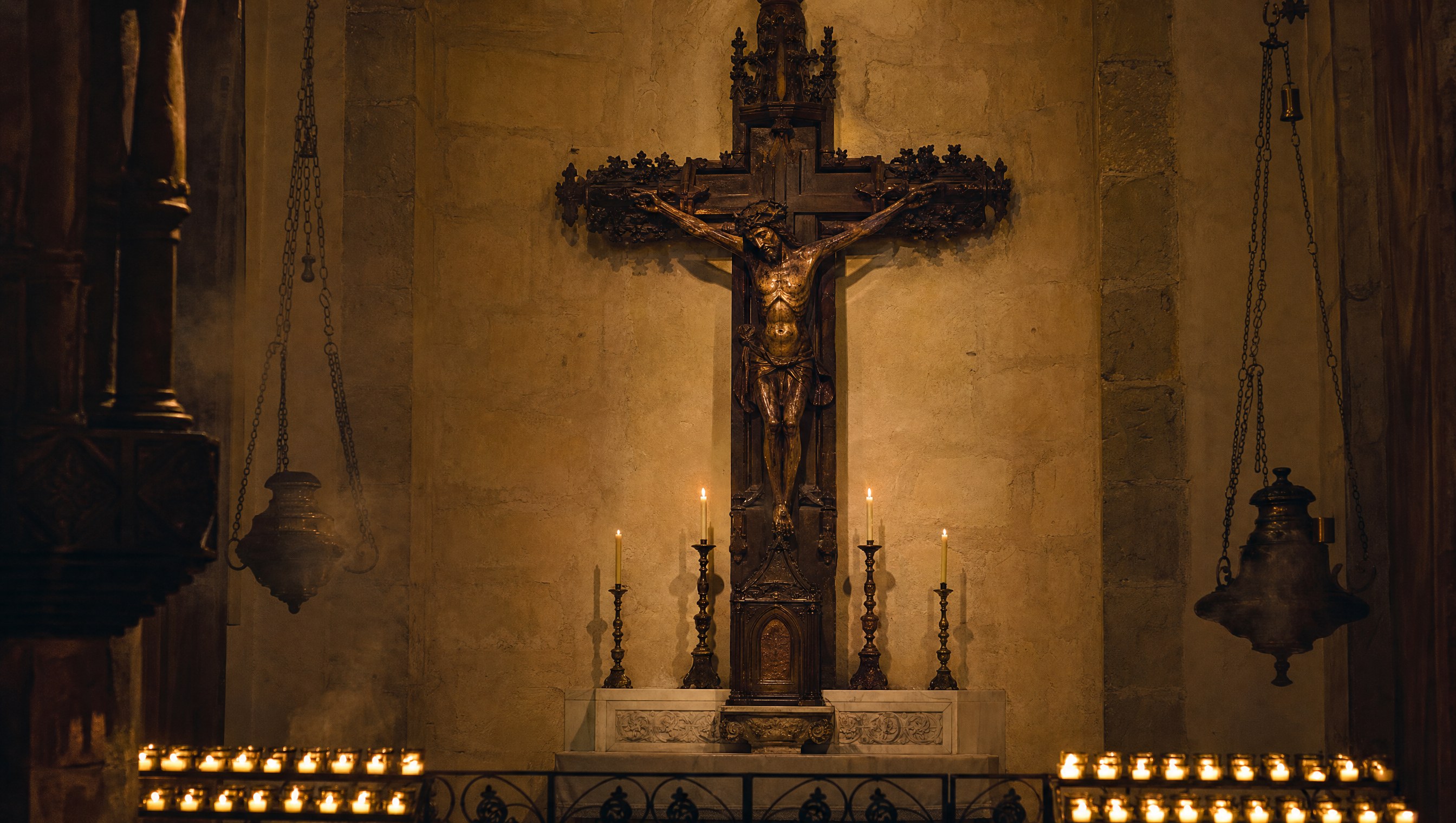Le Santísimo Cristo de La Laguna, crucifix gothique flamand