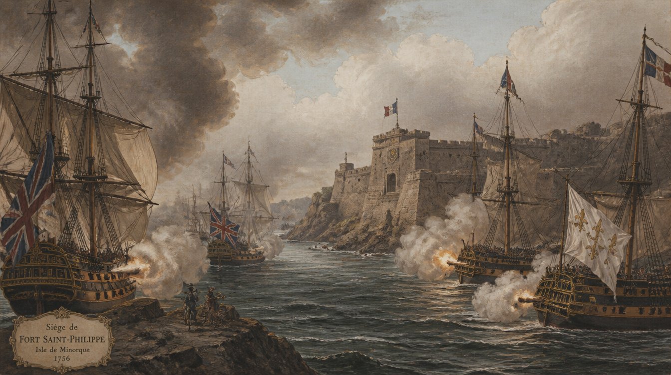 Fort Saint-Philippe, siège de Minorque 1756