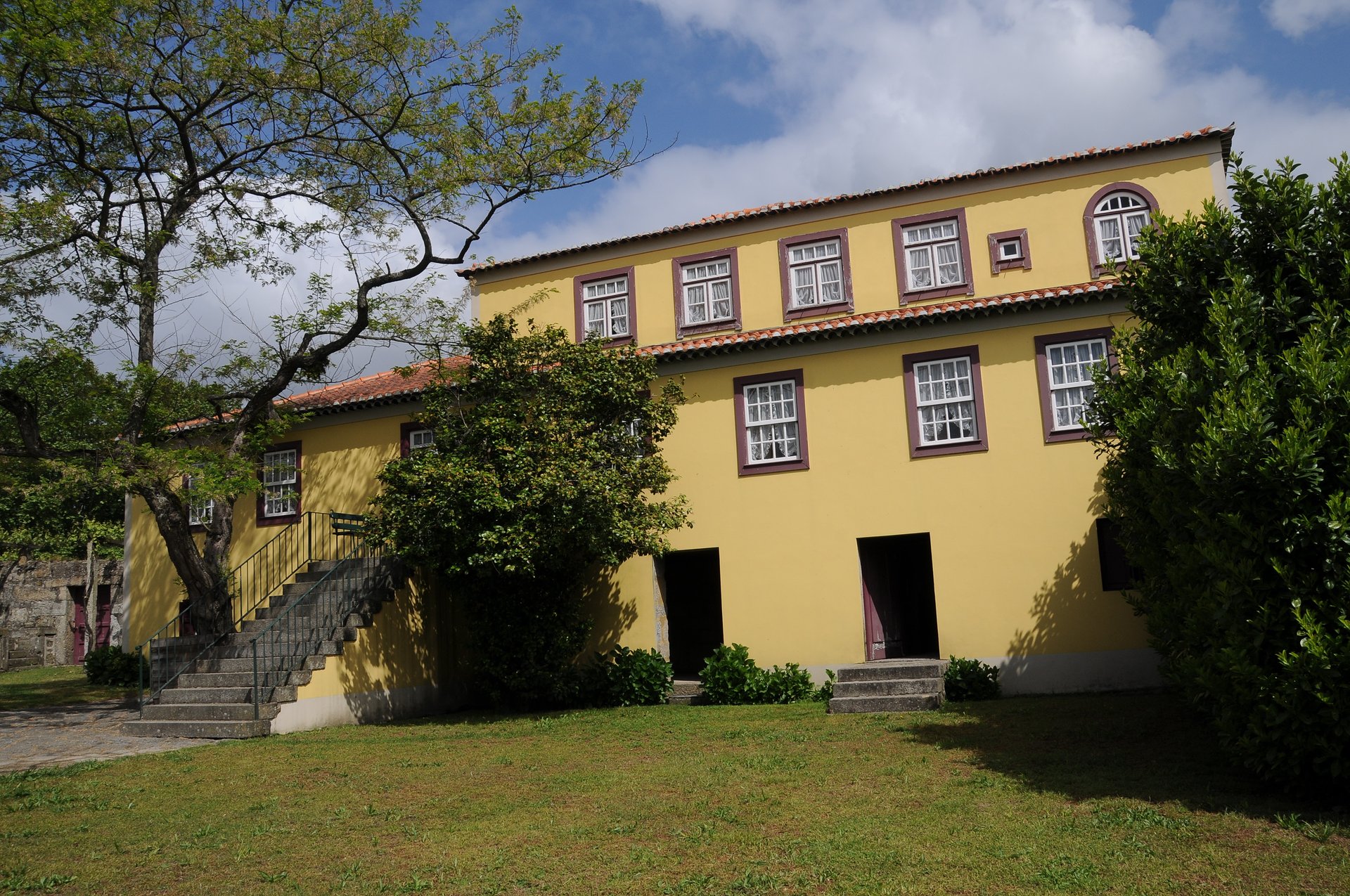 Casa-Museu de Camilo Castelo Branco, maison-musée à São Miguel de Seide, Vila Nova de Famalicão, Minho, Portugal, façade
