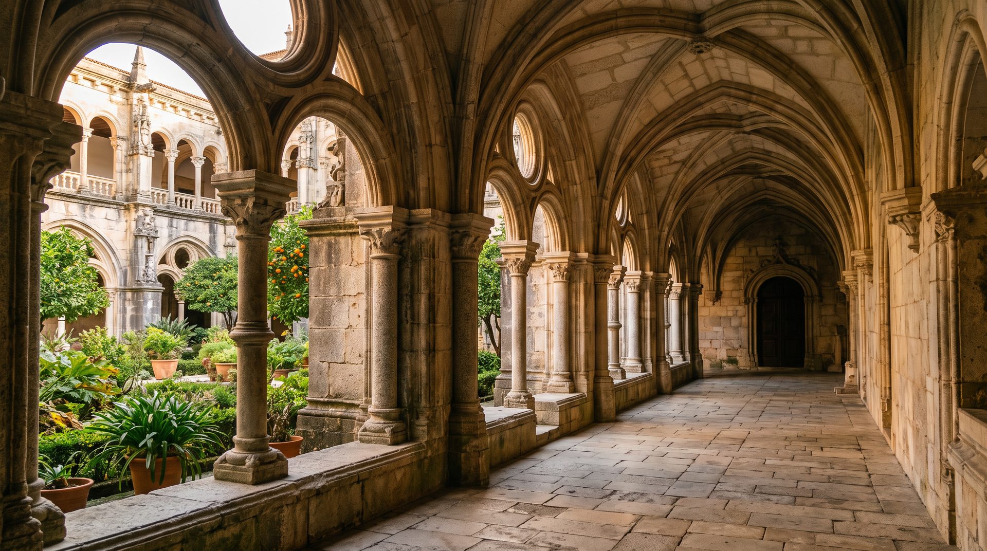 Cloître de pierre d