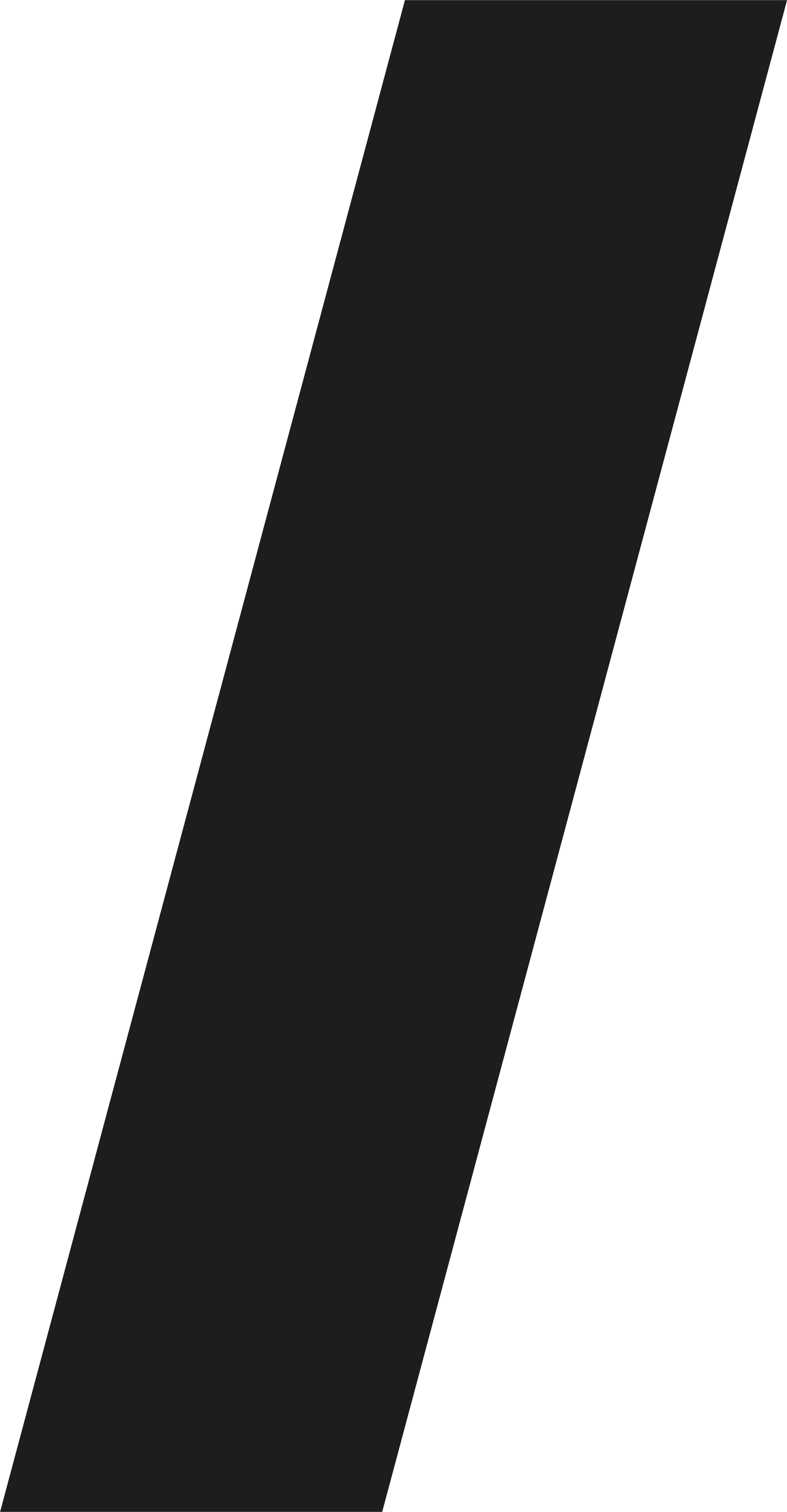 Wide black diagonal stripe on a transparent background.
