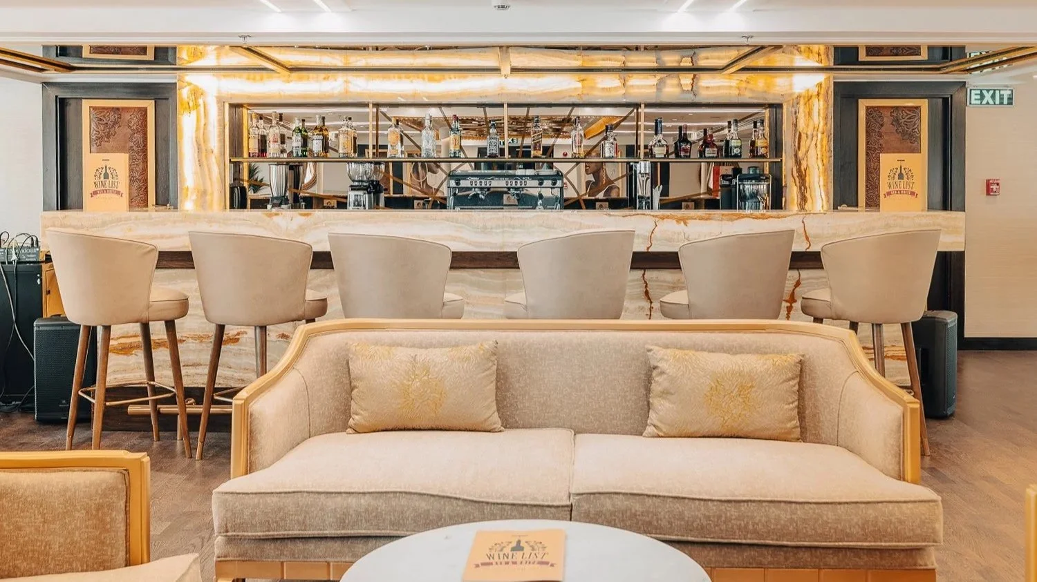 H.S. Nebu Nile River cruise ship lounge