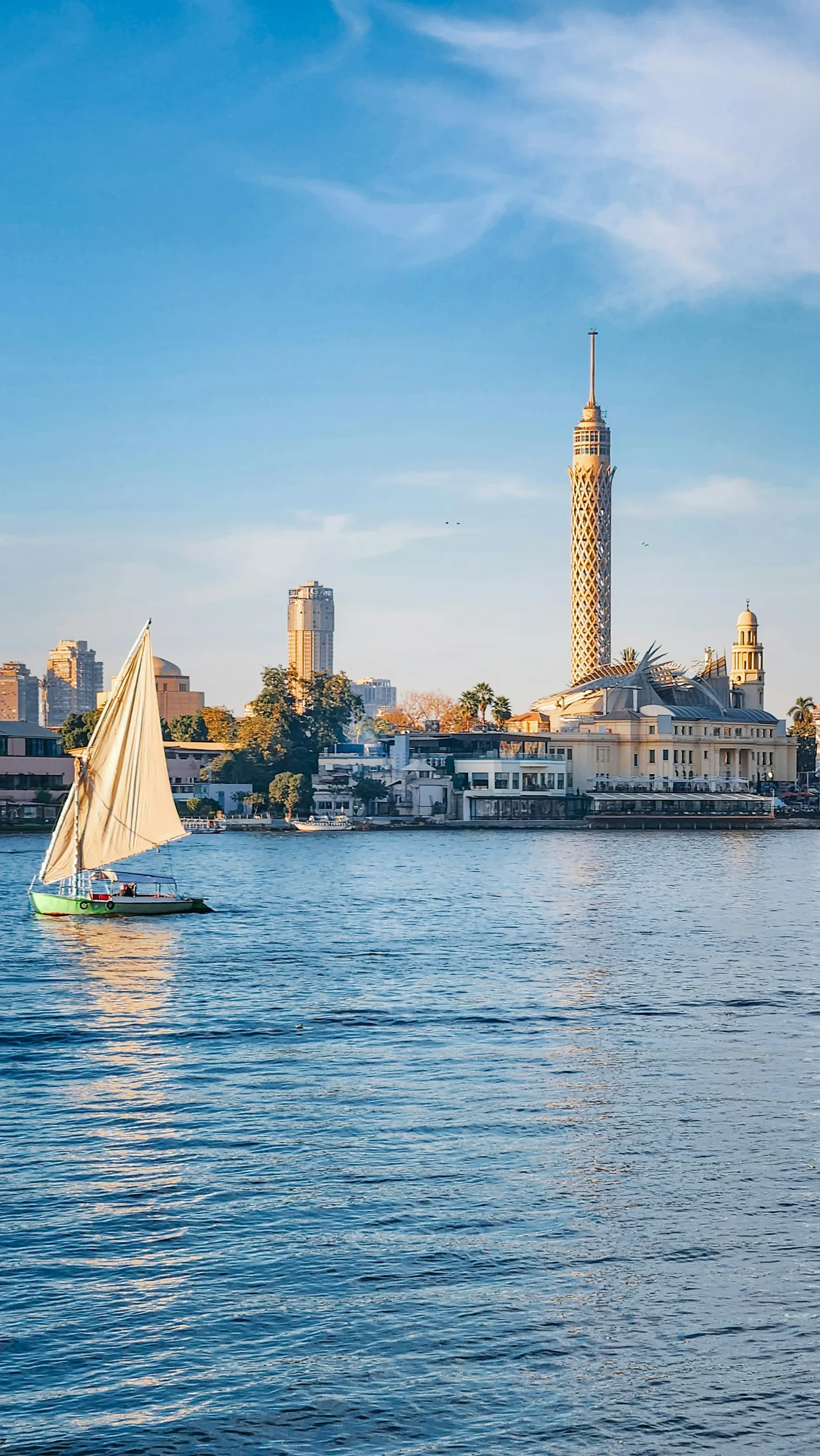 City view of Cairo from the Nile River