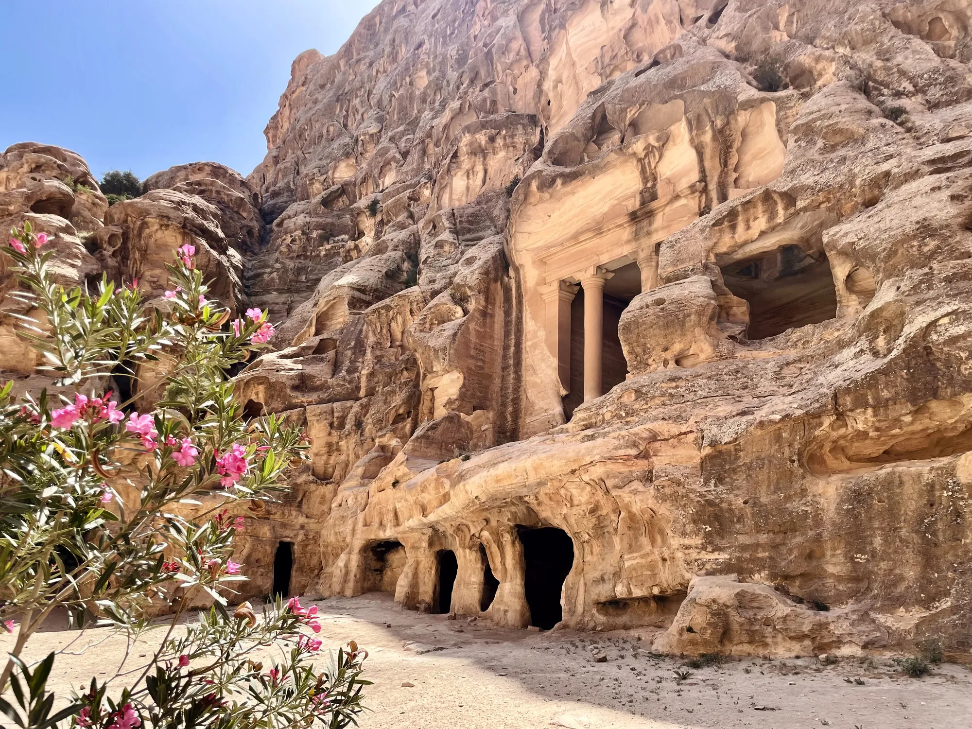Outside entrance to Little Petra, Jordan